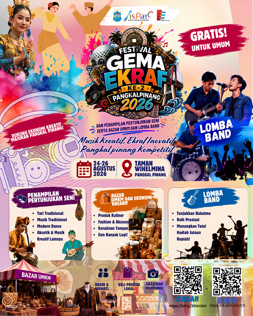 Festival Gema Ekraf ke-2 Pangkal Pinang 2026