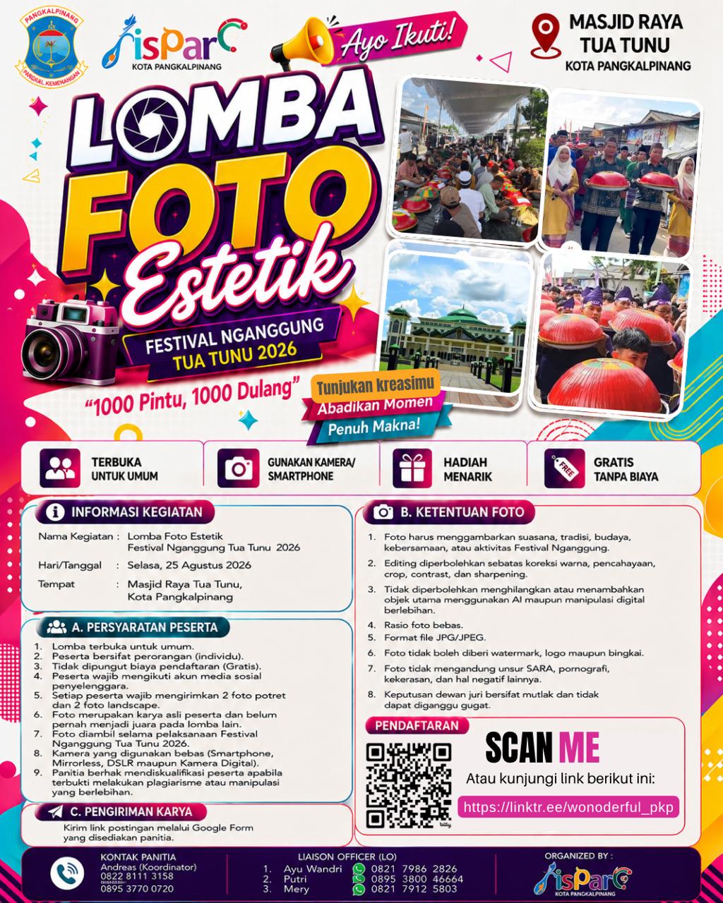 Lomba Foto Estetik Festival Nganggung 2026