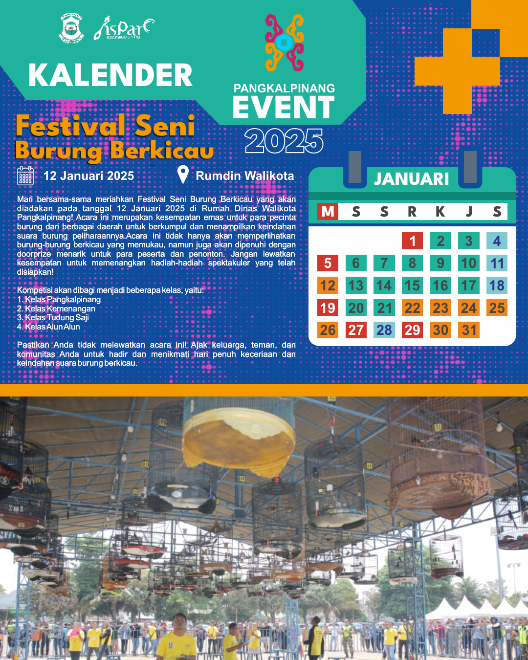 Festival Seni Burung Berkicau (Taman Sari)