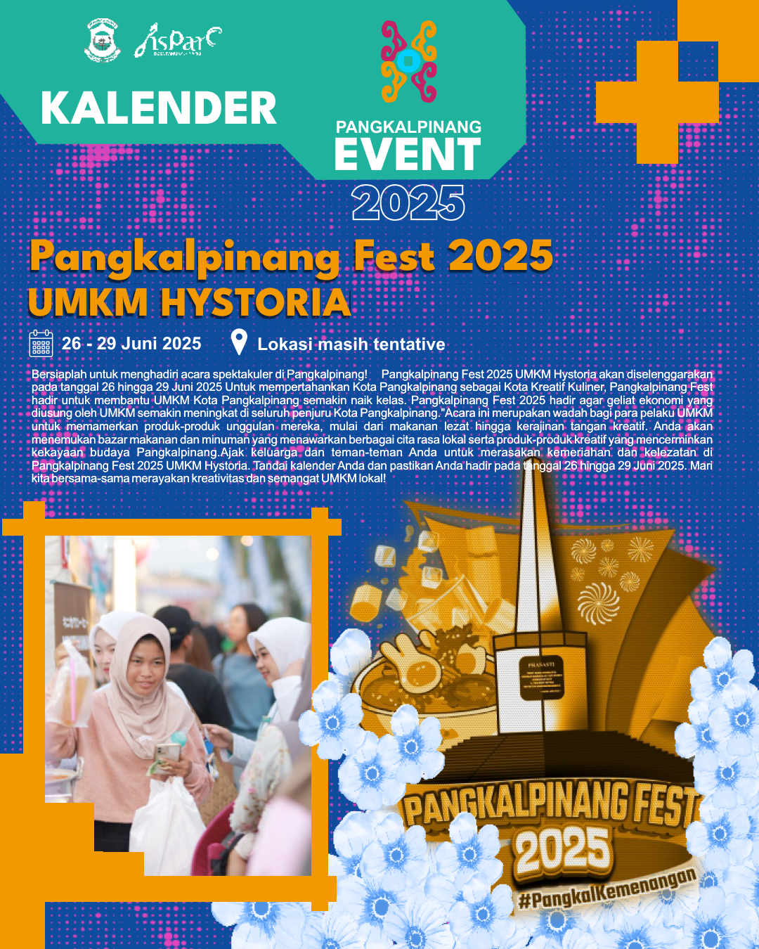Pangkalpinang Fest 2025 UMKM Hystoria (Lokasi